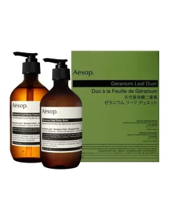 Best reviews of 😉 Aesop Geranium Leaf Duet Set Body Cleanser And Body Balm 😍